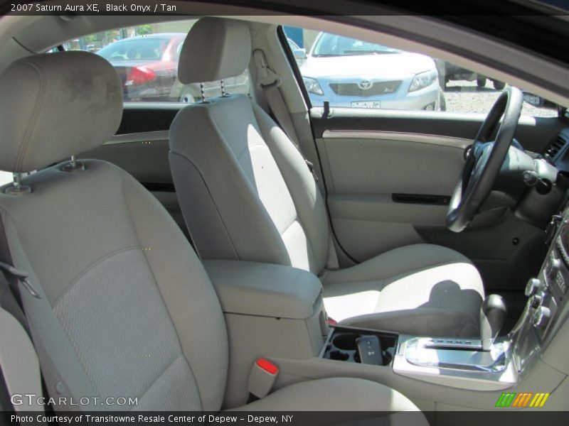 Black Onyx / Tan 2007 Saturn Aura XE