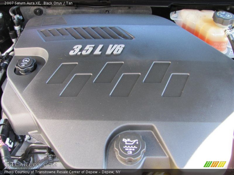 Black Onyx / Tan 2007 Saturn Aura XE