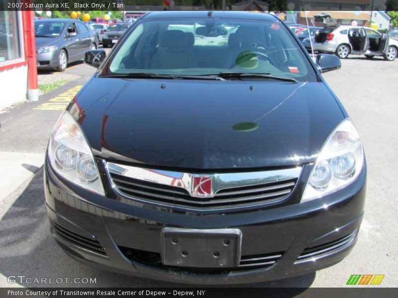 Black Onyx / Tan 2007 Saturn Aura XE