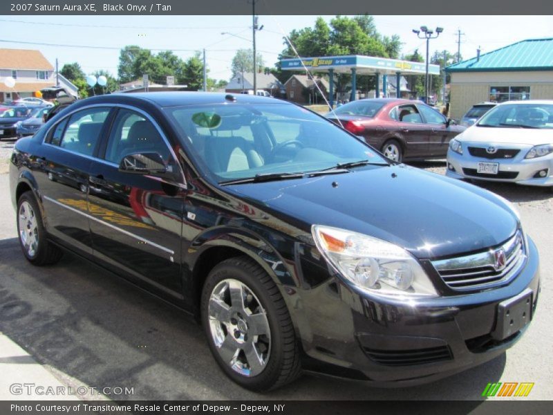 Black Onyx / Tan 2007 Saturn Aura XE