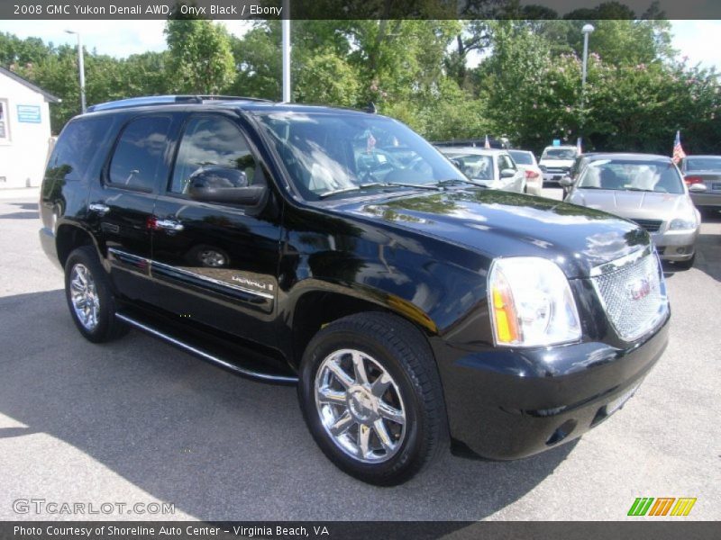 Onyx Black / Ebony 2008 GMC Yukon Denali AWD