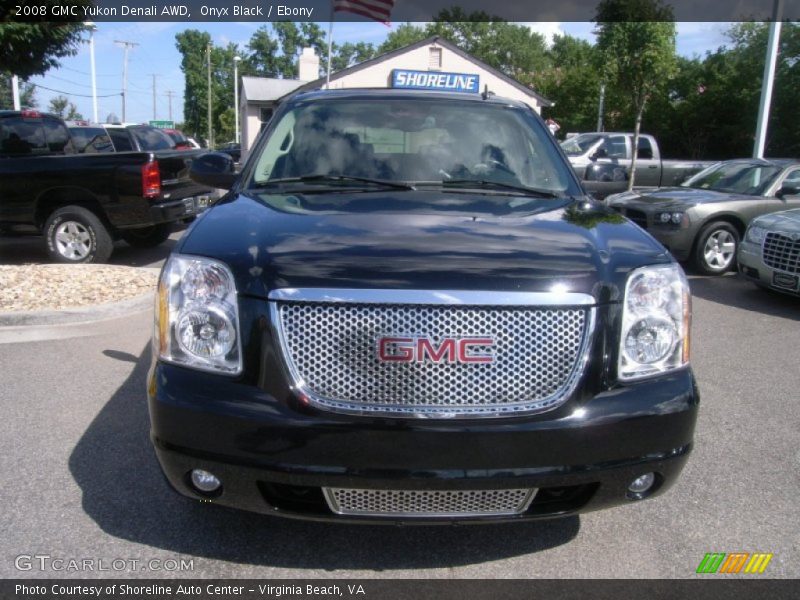 Onyx Black / Ebony 2008 GMC Yukon Denali AWD