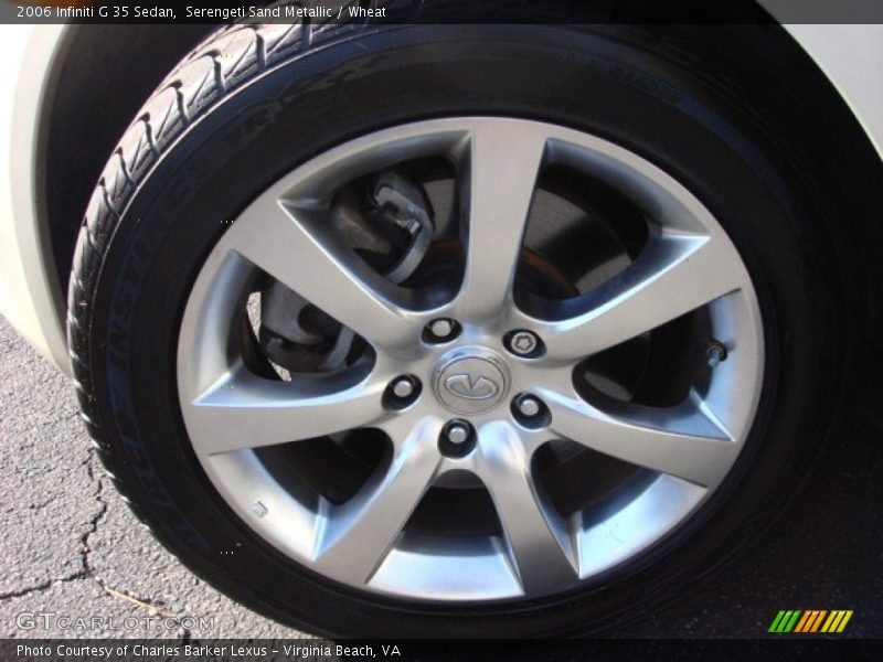Serengeti Sand Metallic / Wheat 2006 Infiniti G 35 Sedan
