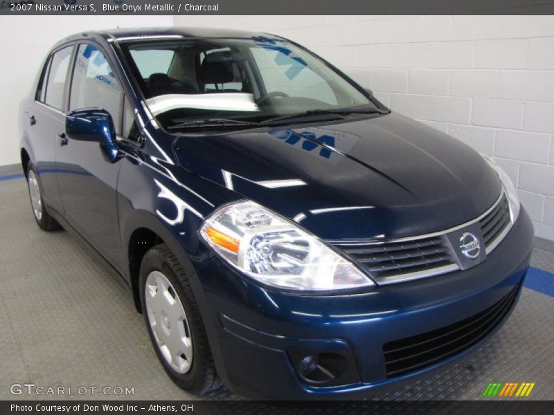 Blue Onyx Metallic / Charcoal 2007 Nissan Versa S