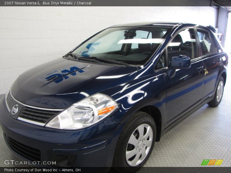 Blue Onyx Metallic / Charcoal 2007 Nissan Versa S