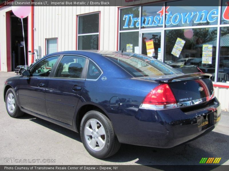 Imperial Blue Metallic / Ebony Black 2008 Chevrolet Impala LT