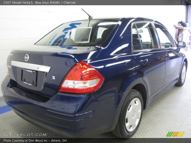 Blue Onyx Metallic / Charcoal 2007 Nissan Versa S