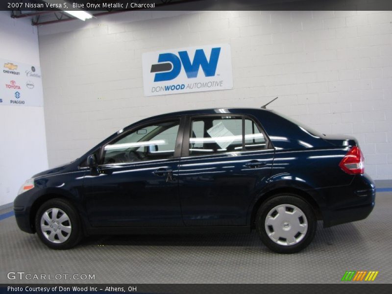 Blue Onyx Metallic / Charcoal 2007 Nissan Versa S