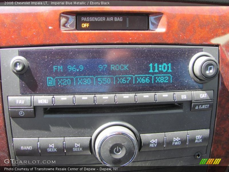 Imperial Blue Metallic / Ebony Black 2008 Chevrolet Impala LT