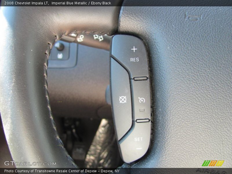Imperial Blue Metallic / Ebony Black 2008 Chevrolet Impala LT