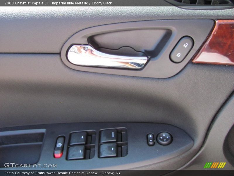 Imperial Blue Metallic / Ebony Black 2008 Chevrolet Impala LT