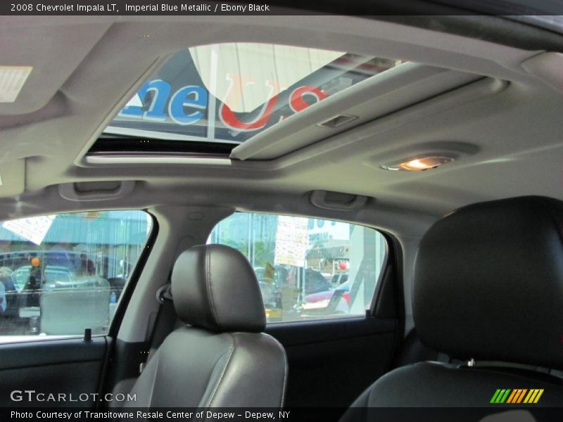 Imperial Blue Metallic / Ebony Black 2008 Chevrolet Impala LT