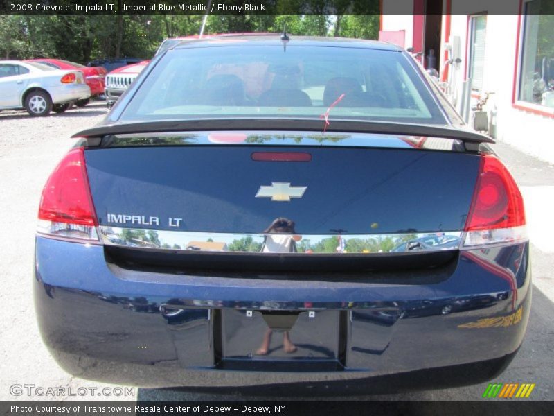 Imperial Blue Metallic / Ebony Black 2008 Chevrolet Impala LT