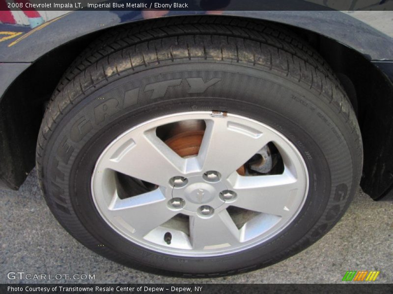 Imperial Blue Metallic / Ebony Black 2008 Chevrolet Impala LT