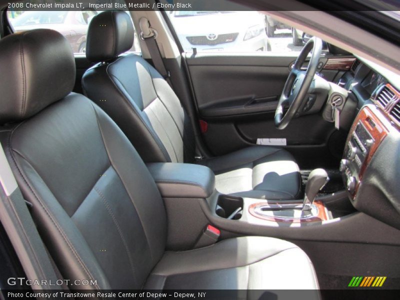 Imperial Blue Metallic / Ebony Black 2008 Chevrolet Impala LT