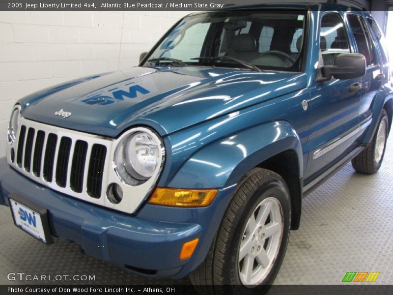 Atlantic Blue Pearlcoat / Medium Slate Gray 2005 Jeep Liberty Limited 4x4