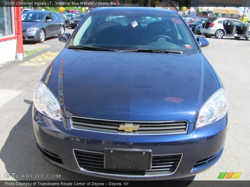 Imperial Blue Metallic / Ebony Black 2008 Chevrolet Impala LT