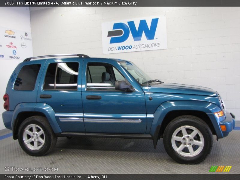 Atlantic Blue Pearlcoat / Medium Slate Gray 2005 Jeep Liberty Limited 4x4