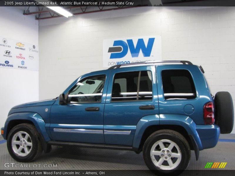 Atlantic Blue Pearlcoat / Medium Slate Gray 2005 Jeep Liberty Limited 4x4