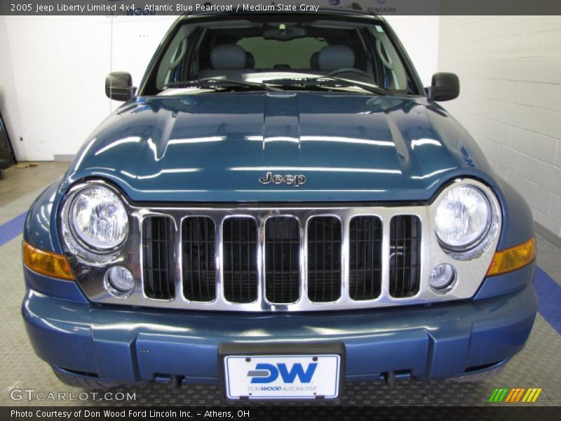 Atlantic Blue Pearlcoat / Medium Slate Gray 2005 Jeep Liberty Limited 4x4