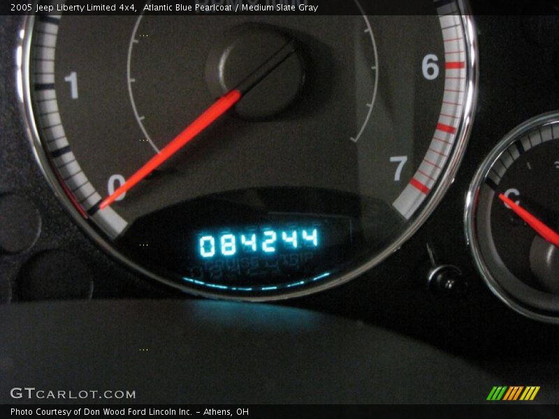 Atlantic Blue Pearlcoat / Medium Slate Gray 2005 Jeep Liberty Limited 4x4