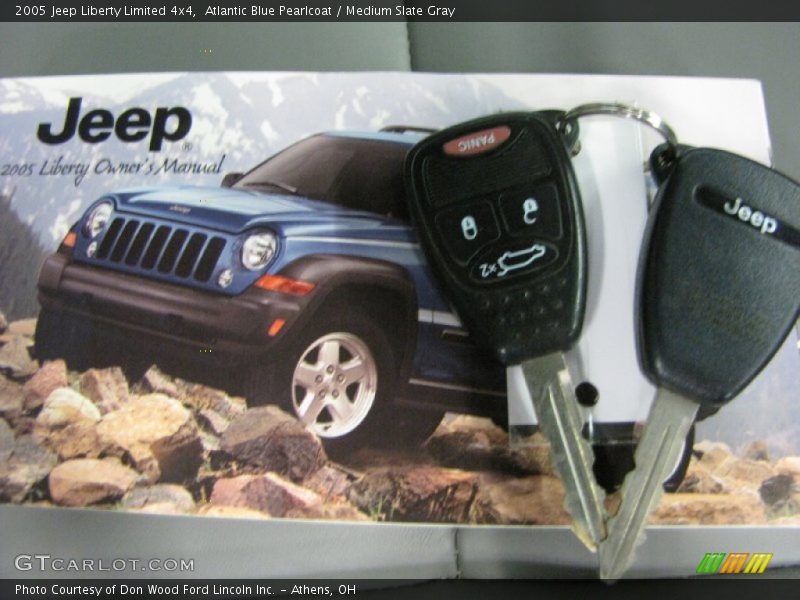 Atlantic Blue Pearlcoat / Medium Slate Gray 2005 Jeep Liberty Limited 4x4
