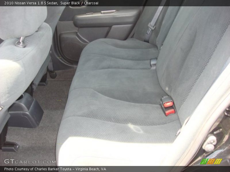 Super Black / Charcoal 2010 Nissan Versa 1.8 S Sedan