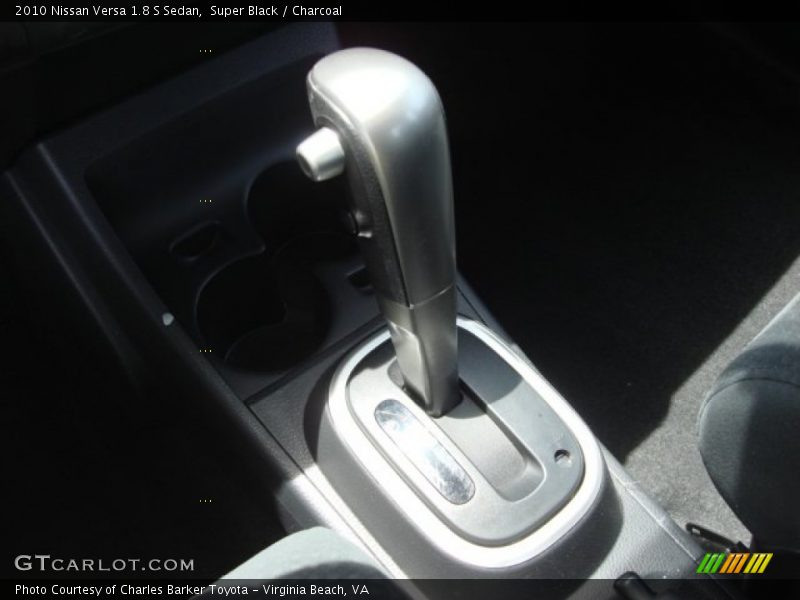 Super Black / Charcoal 2010 Nissan Versa 1.8 S Sedan