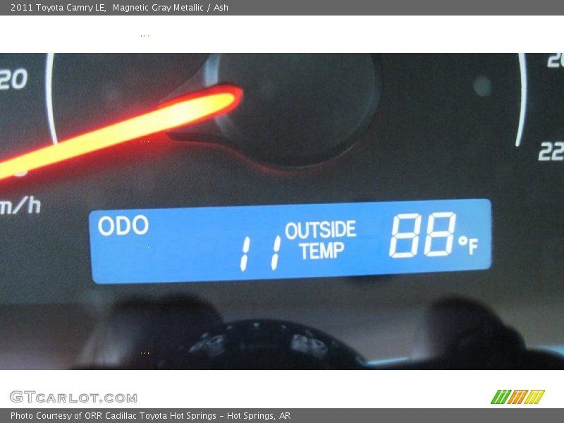 Magnetic Gray Metallic / Ash 2011 Toyota Camry LE