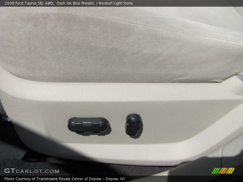 Dark Ink Blue Metallic / Medium Light Stone 2008 Ford Taurus SEL AWD