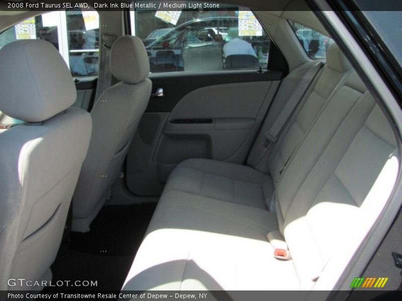 Dark Ink Blue Metallic / Medium Light Stone 2008 Ford Taurus SEL AWD