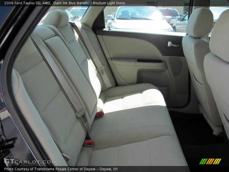 Dark Ink Blue Metallic / Medium Light Stone 2008 Ford Taurus SEL AWD