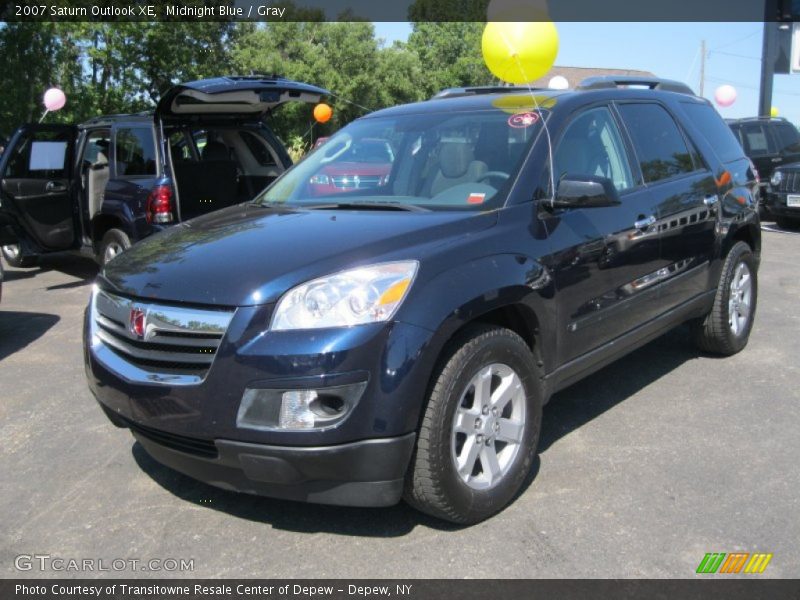 Midnight Blue / Gray 2007 Saturn Outlook XE