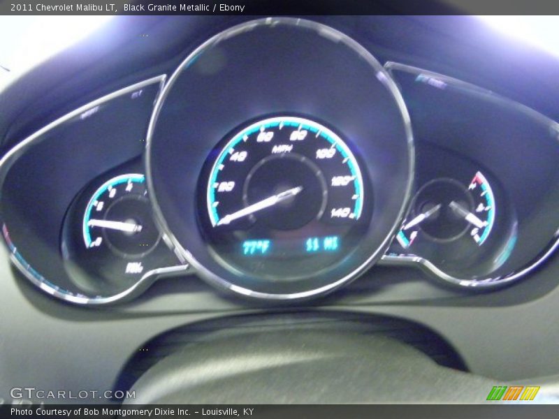 Black Granite Metallic / Ebony 2011 Chevrolet Malibu LT
