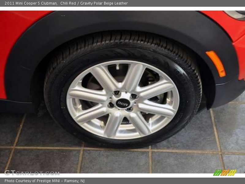 Chili Red / Gravity Polar Beige Leather 2011 Mini Cooper S Clubman