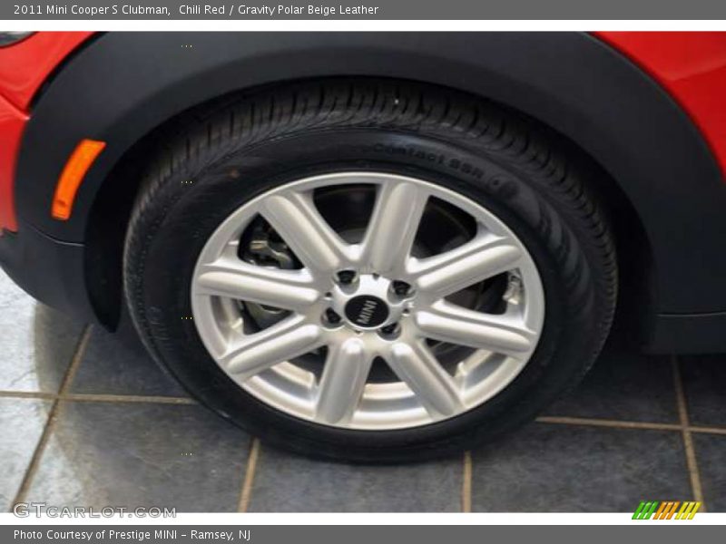 Chili Red / Gravity Polar Beige Leather 2011 Mini Cooper S Clubman