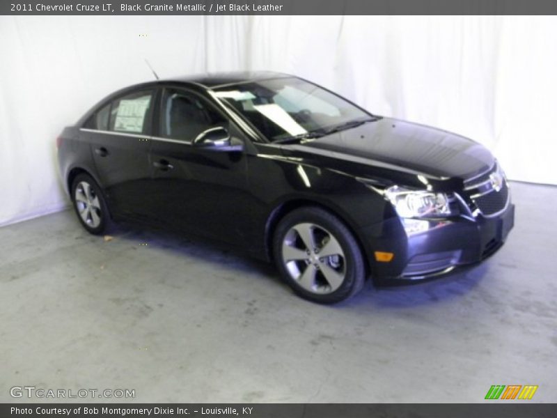 Black Granite Metallic / Jet Black Leather 2011 Chevrolet Cruze LT