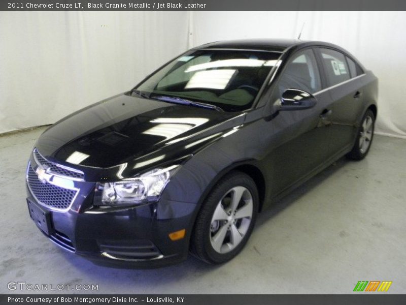 Black Granite Metallic / Jet Black Leather 2011 Chevrolet Cruze LT