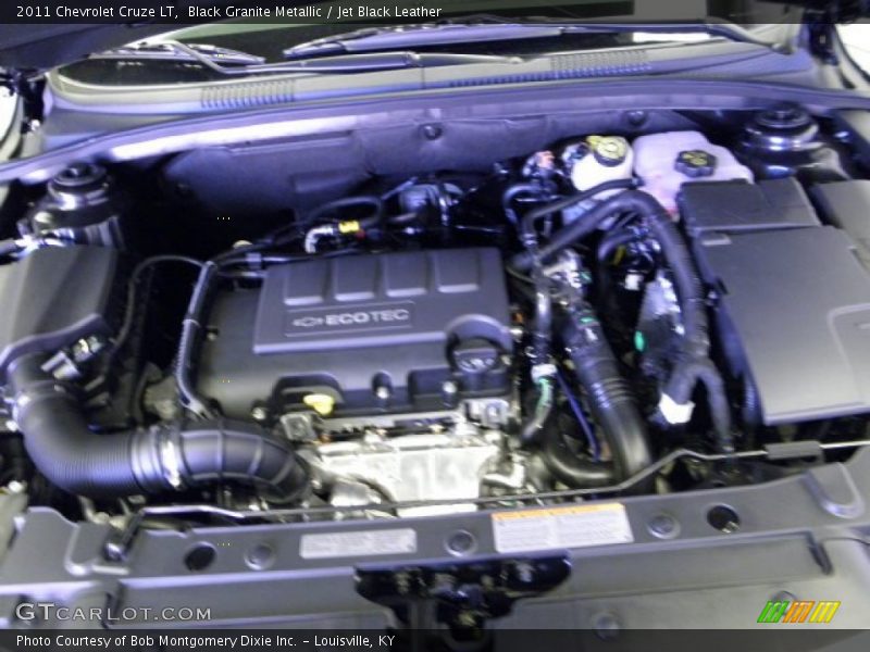 Black Granite Metallic / Jet Black Leather 2011 Chevrolet Cruze LT