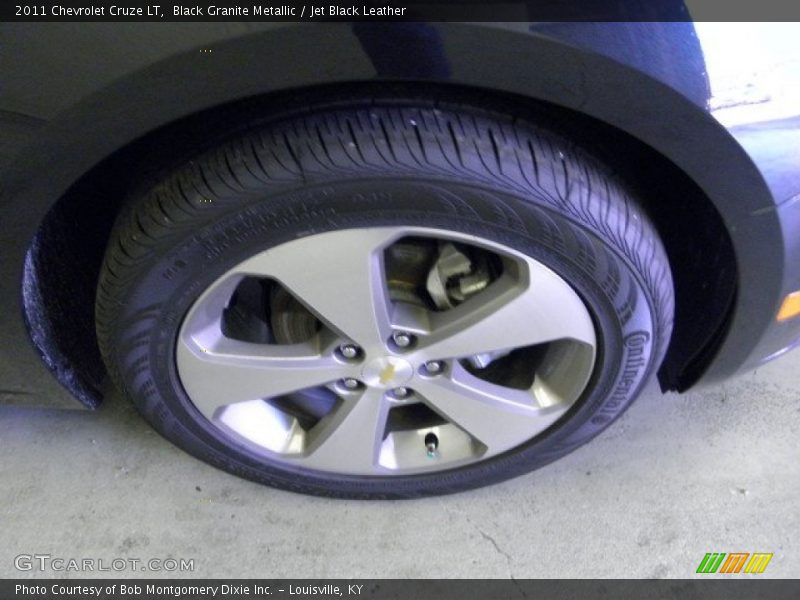 Black Granite Metallic / Jet Black Leather 2011 Chevrolet Cruze LT