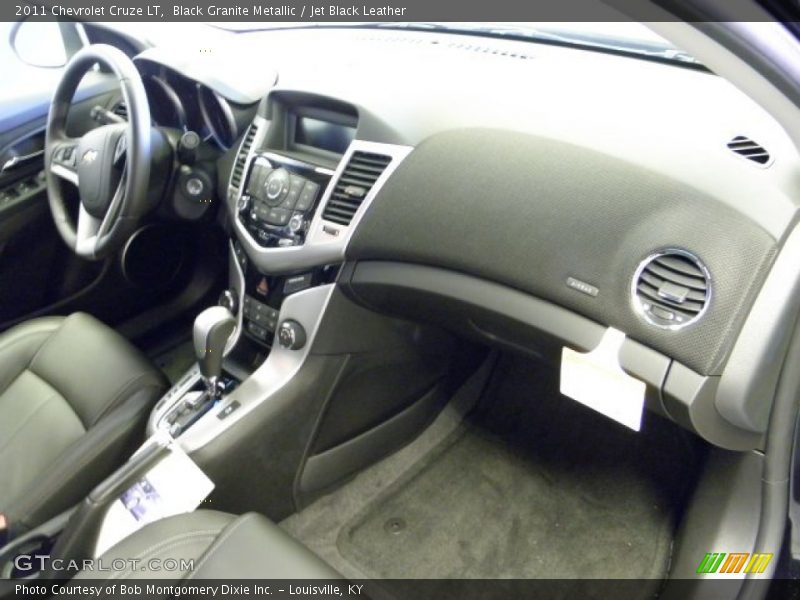 Black Granite Metallic / Jet Black Leather 2011 Chevrolet Cruze LT