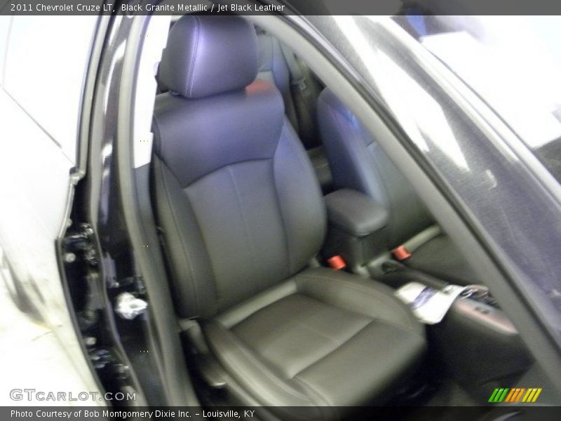 Black Granite Metallic / Jet Black Leather 2011 Chevrolet Cruze LT