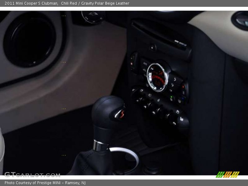 Chili Red / Gravity Polar Beige Leather 2011 Mini Cooper S Clubman