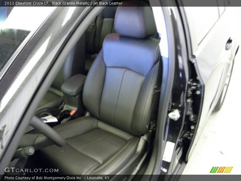 Black Granite Metallic / Jet Black Leather 2011 Chevrolet Cruze LT