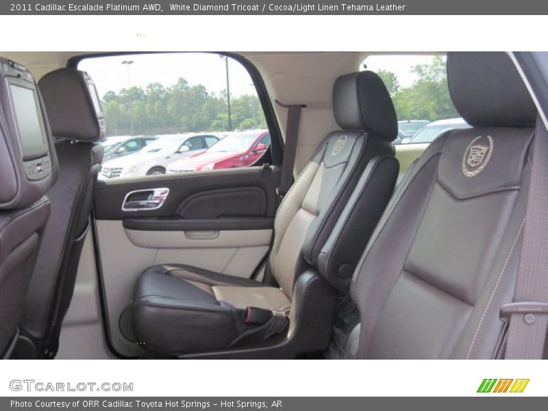 2011 Escalade Platinum AWD Cocoa/Light Linen Tehama Leather Interior