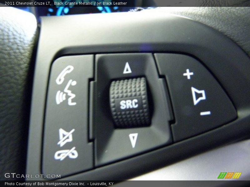 Black Granite Metallic / Jet Black Leather 2011 Chevrolet Cruze LT
