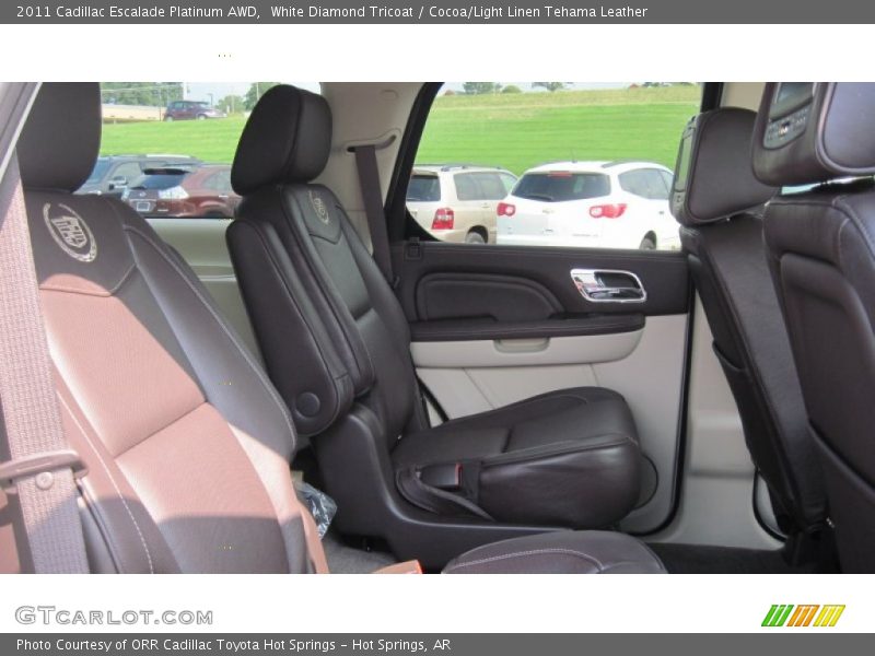  2011 Escalade Platinum AWD Cocoa/Light Linen Tehama Leather Interior