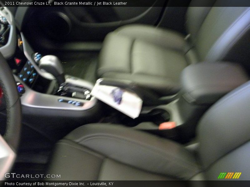 Black Granite Metallic / Jet Black Leather 2011 Chevrolet Cruze LT