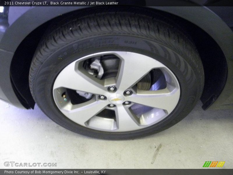 Black Granite Metallic / Jet Black Leather 2011 Chevrolet Cruze LT
