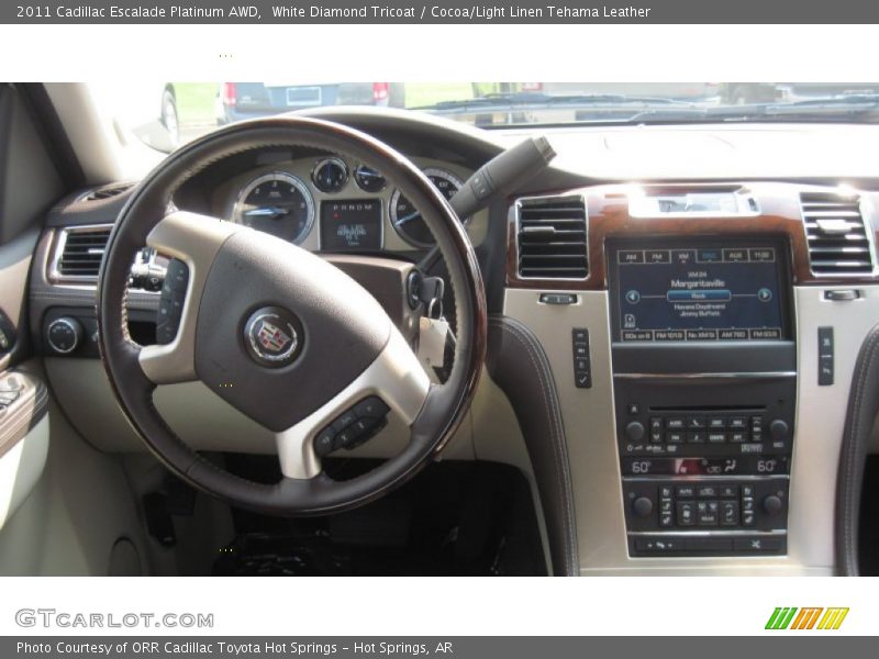 Dashboard of 2011 Escalade Platinum AWD